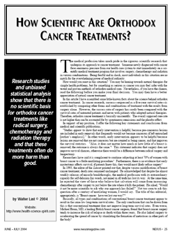 how scientific are orthodox cancer treatments